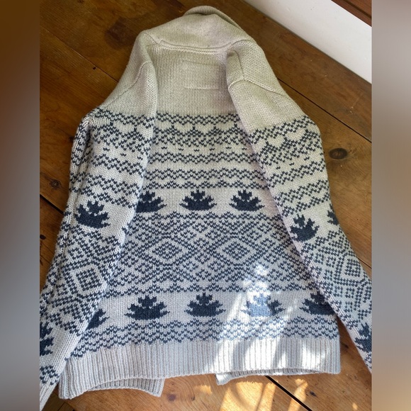 Roots Wool Knit Zip up Cardigan - Picture 2 of 6